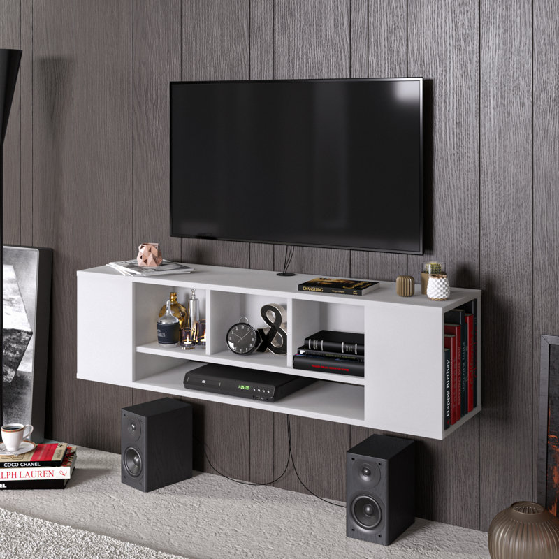 Ebern Designs AbbieJames Floating TV Stand for TVs up to 70" & Reviews Wayfair